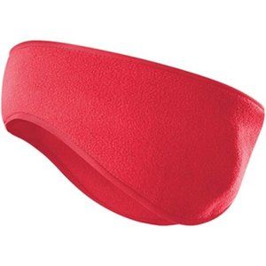 Fleece Ear Warmers for Men Women Kids Red